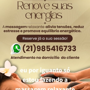 Andre da massagem relaxante